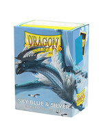 Arcane Tinmen Dragon Shield Dual Matte Sky Blue & Silver (100)