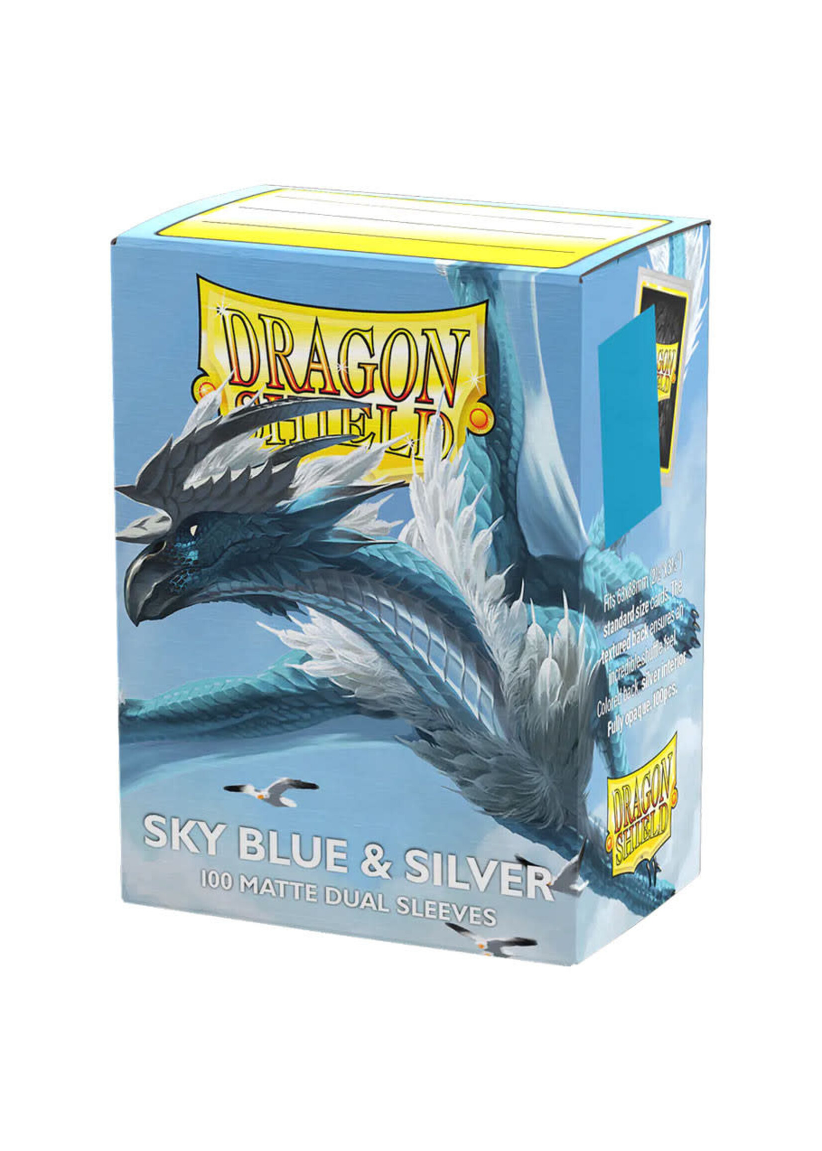 Arcane Tinmen Dragon Shield Dual Matte Sky Blue & Silver (100)
