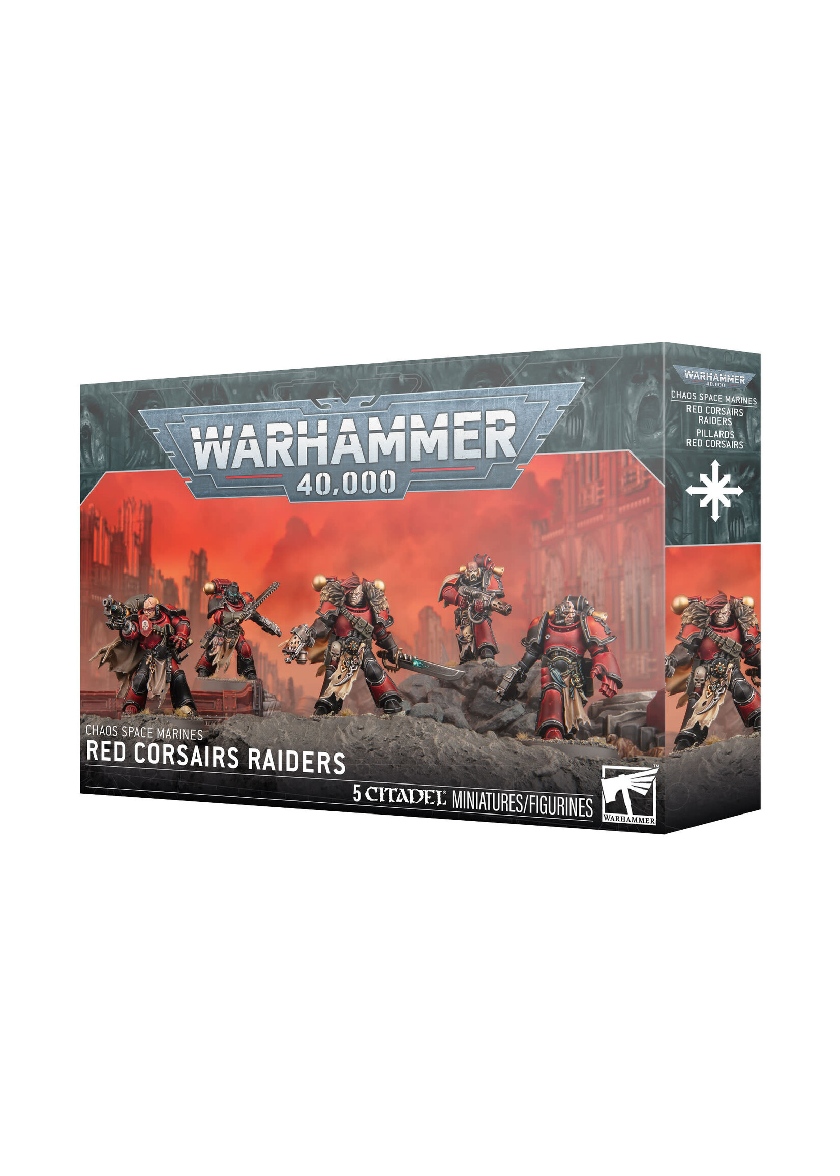 Games Workshop CHAOS SPACE MARINES: RED CORSAIRS RAIDERS