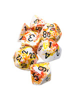 Chessex Brush Poly 7 set:  Sunrise