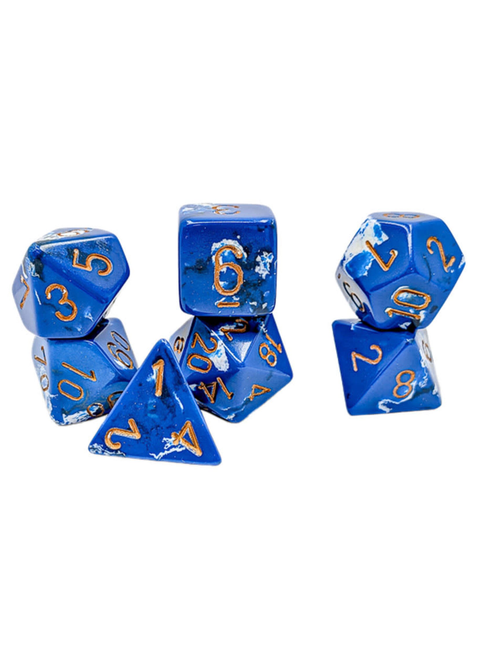 Chessex Brush Poly 7 set: Wavebreak