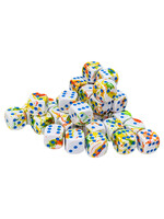 Chessex d6 Cube 12mm Brush Breezy (36)