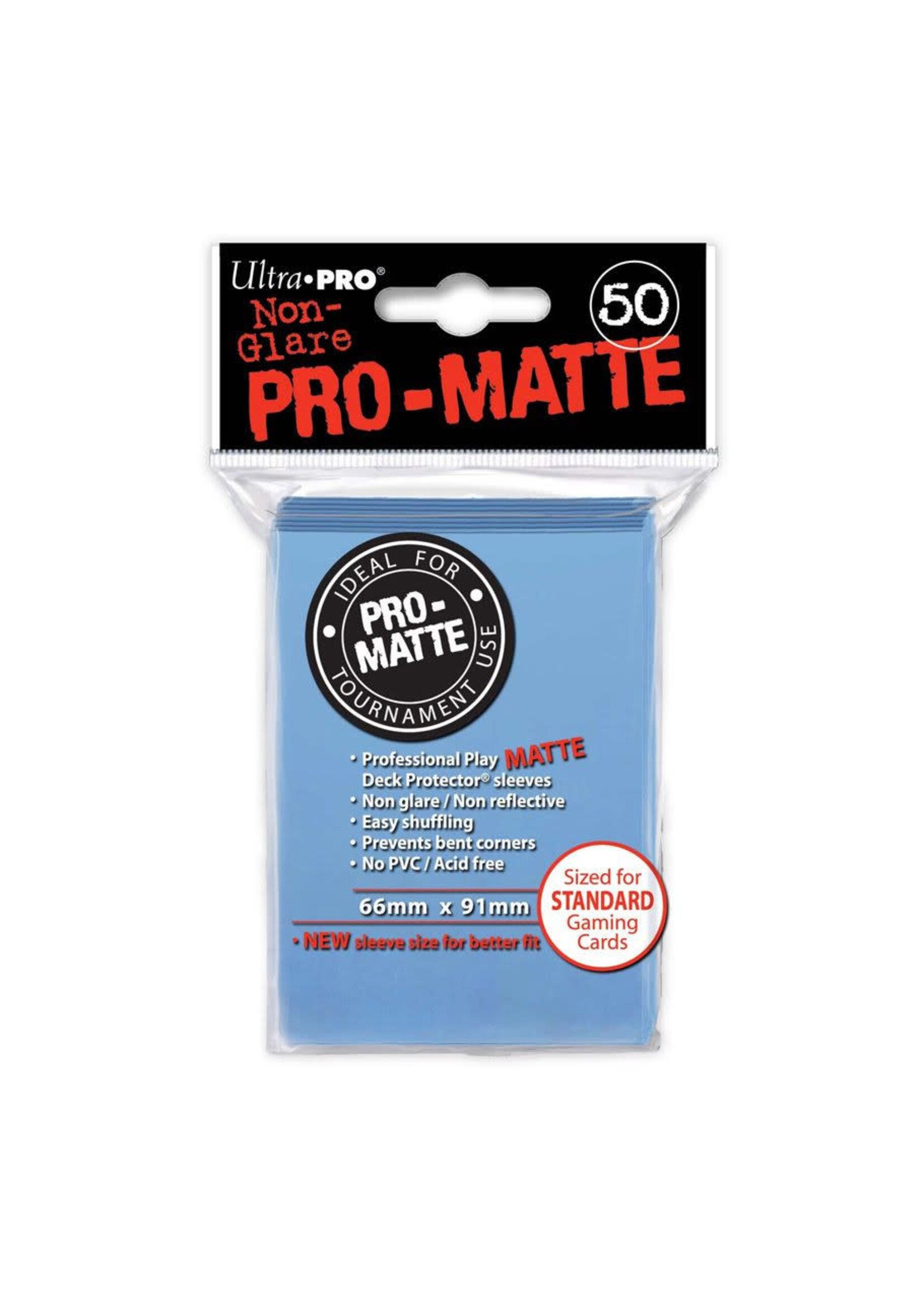 Ultra Pro Deck Protector Sleeves Pro-Matte Light Blue (50)