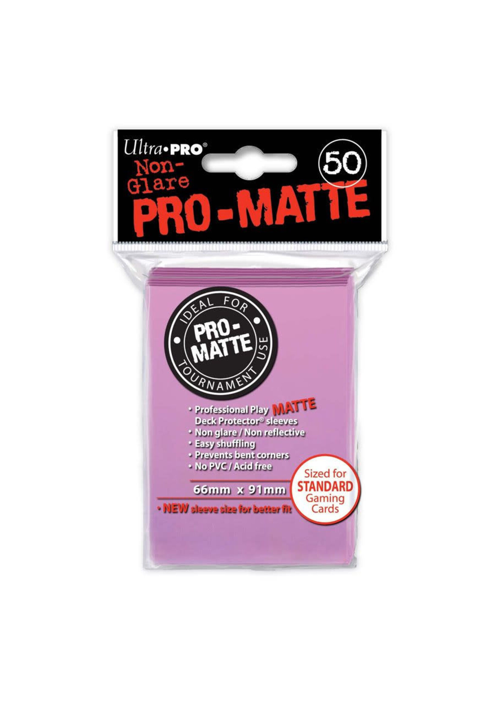 Ultra Pro Deck Protector Sleeves Pro-Matte Pink (50)