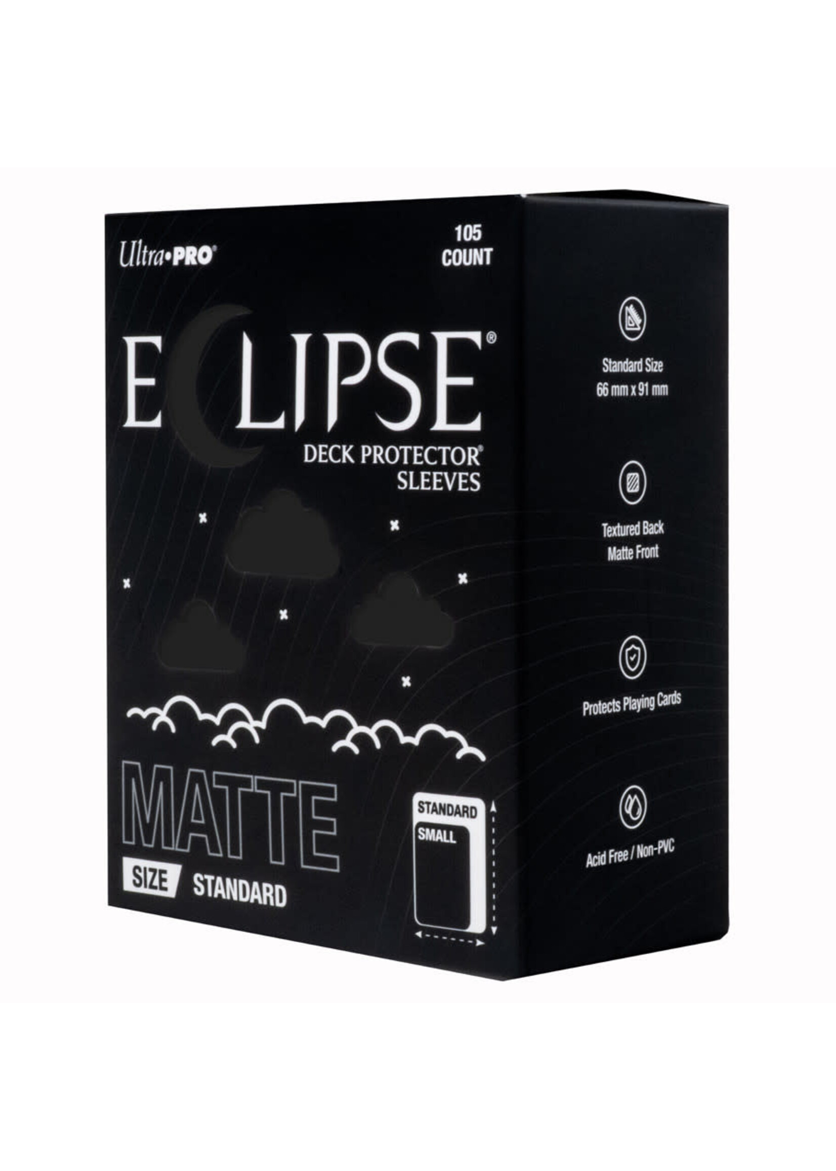 Ultra Pro Sleeves: Eclipse: Matte Jet Black (105)