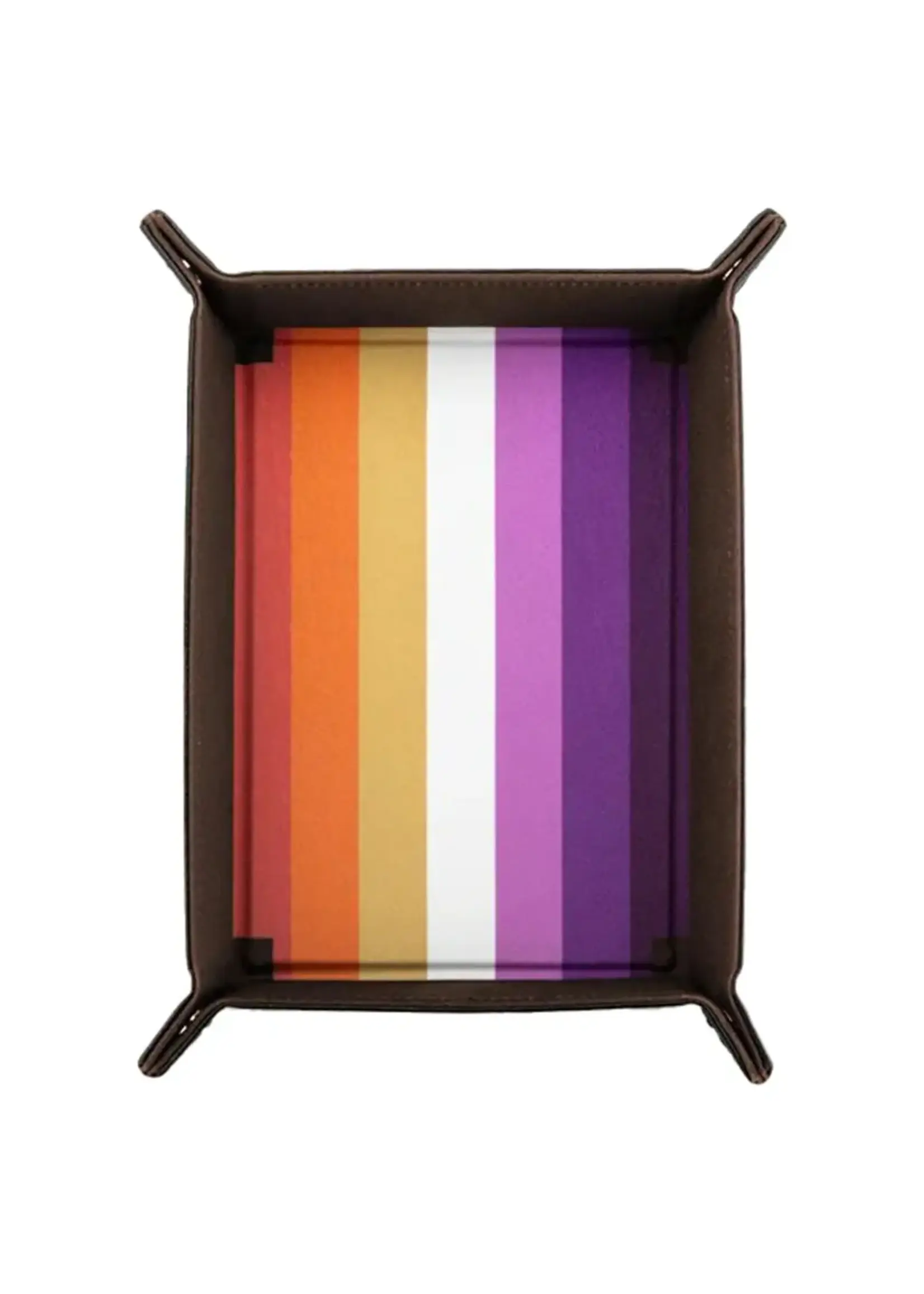 Fanroll LLC Folding Dice Tray: Pride: Lesbian