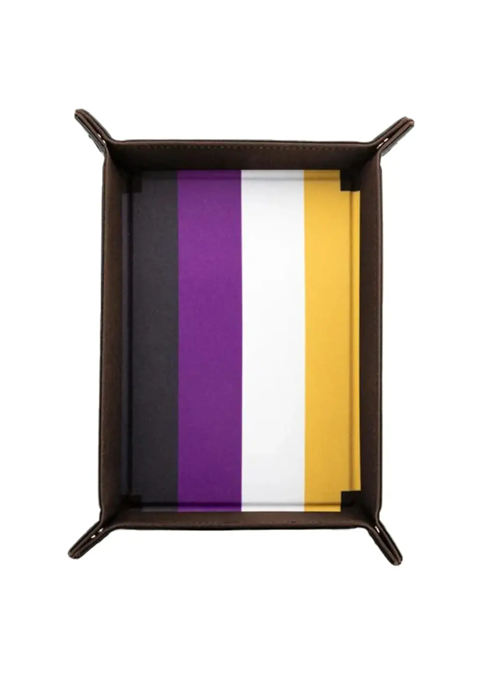 Fanroll LLC Folding Dice Tray: Pride: Nonbinary