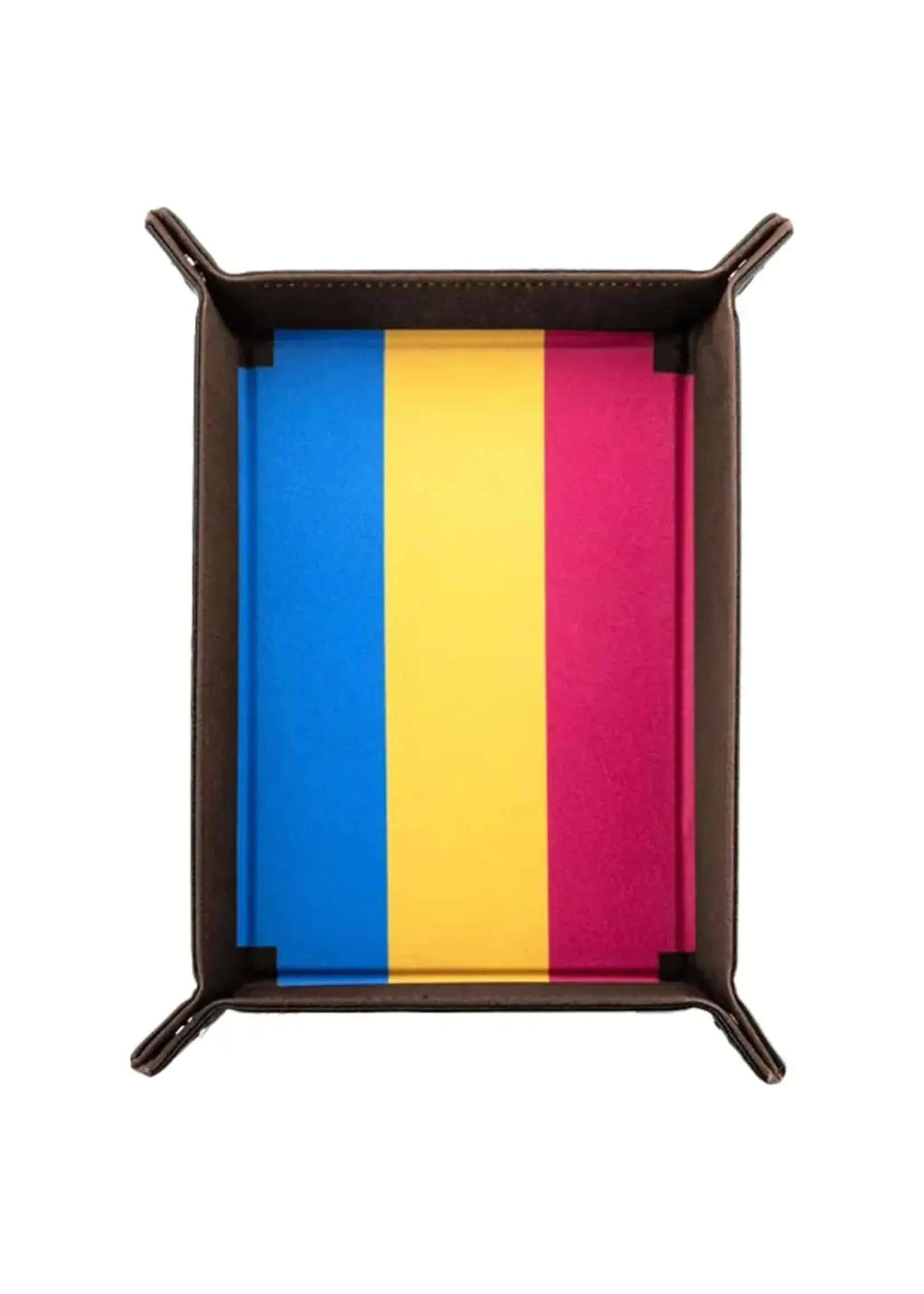 Fanroll LLC Folding Dice Tray: Pride: Pansexual