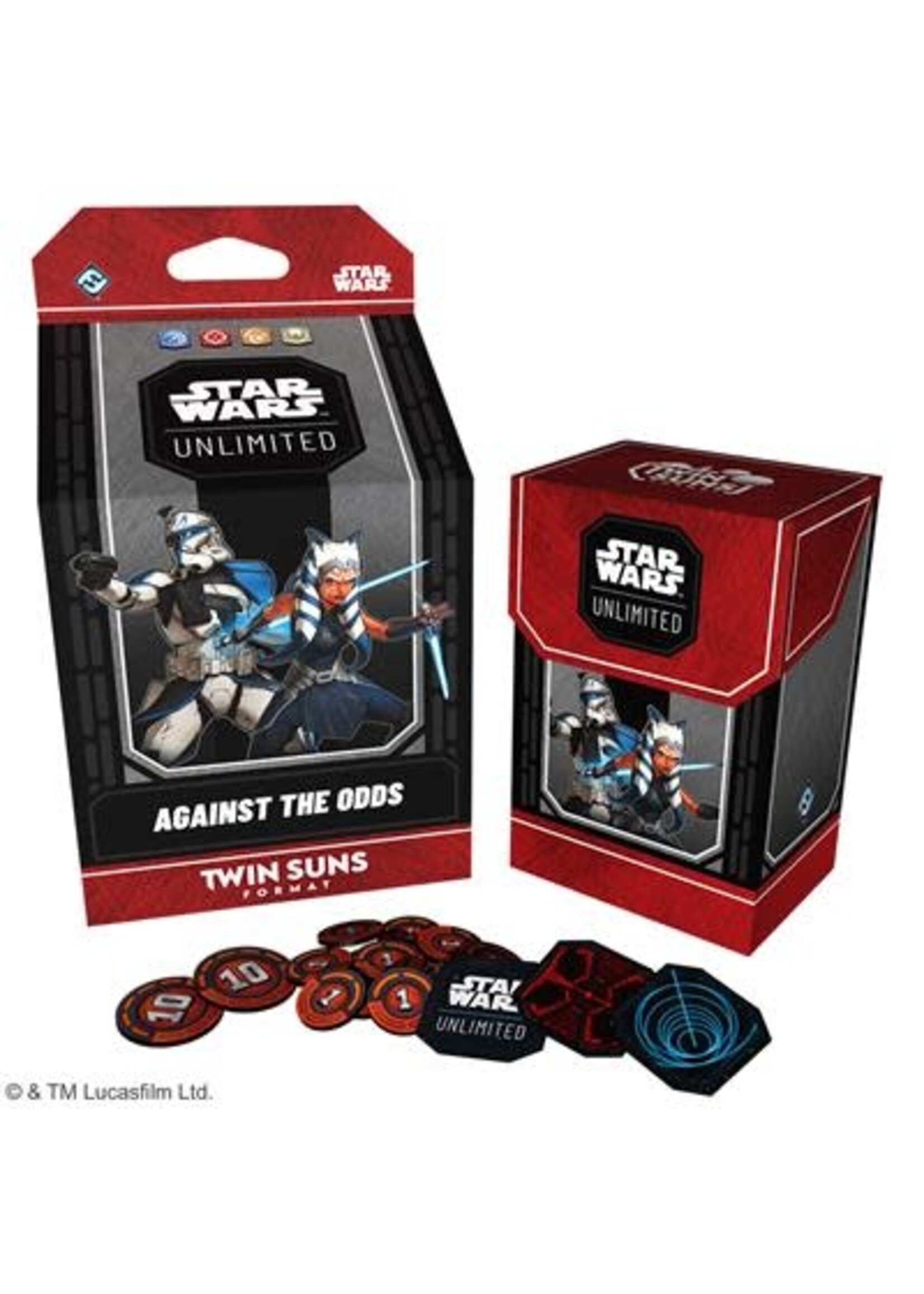 Fantasy Flight Games Star Wars Unlimited: Twin Suns Deck: Against The Odds: Ahsoka Tano and Rex