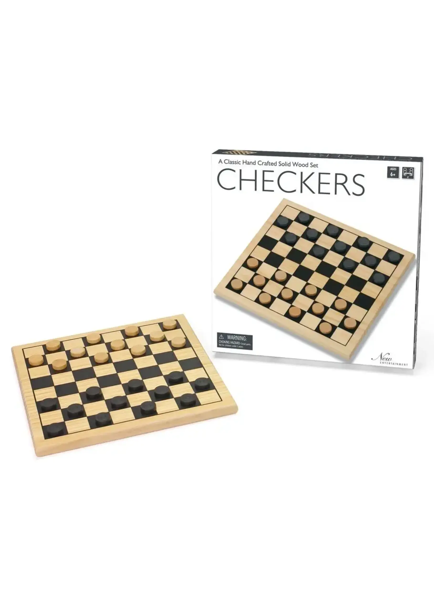 Intex Entertainement Wooden Checkers