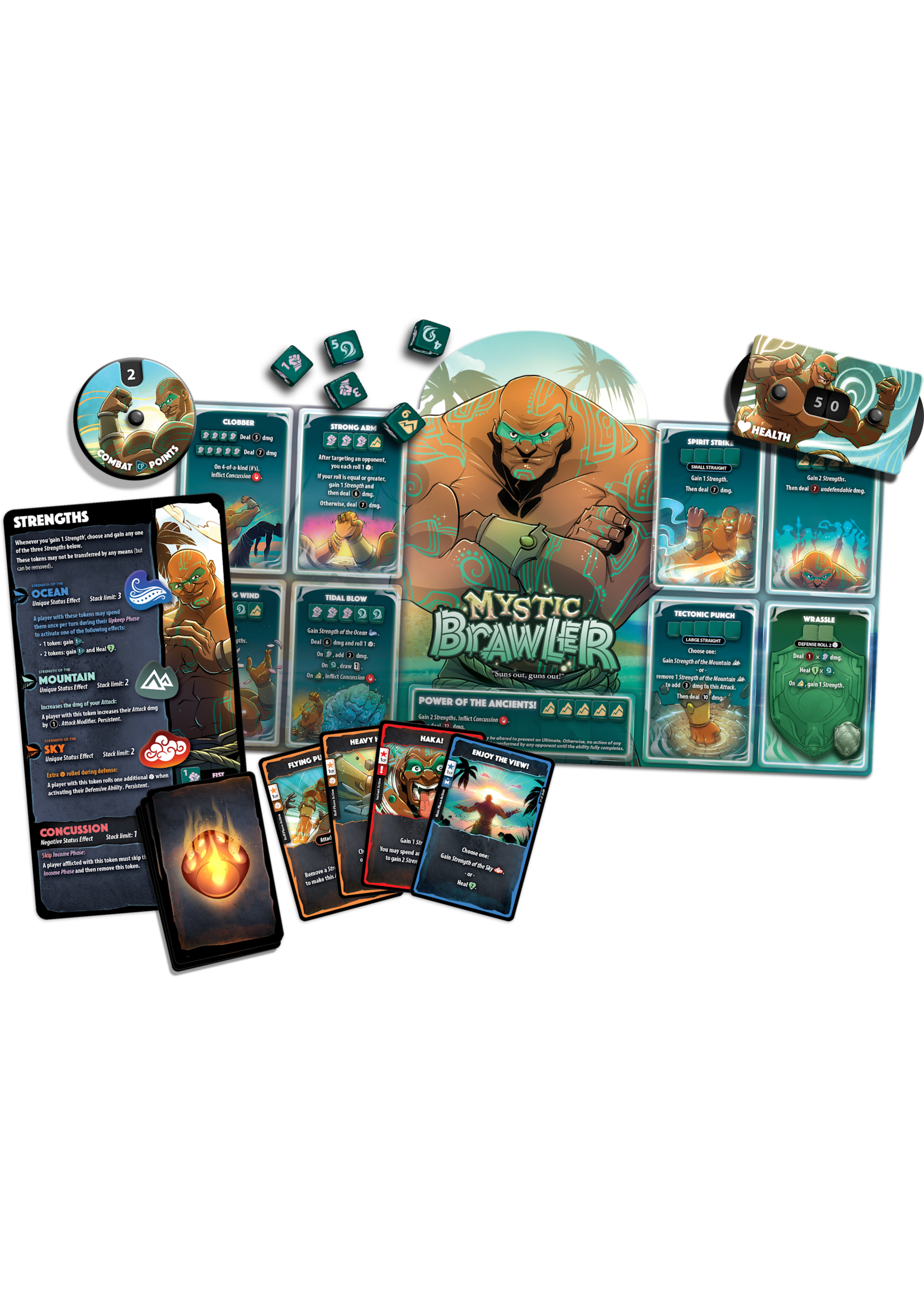 Dice Throne Hero Pack - Mystic Brawler [Preorder and event Registration]