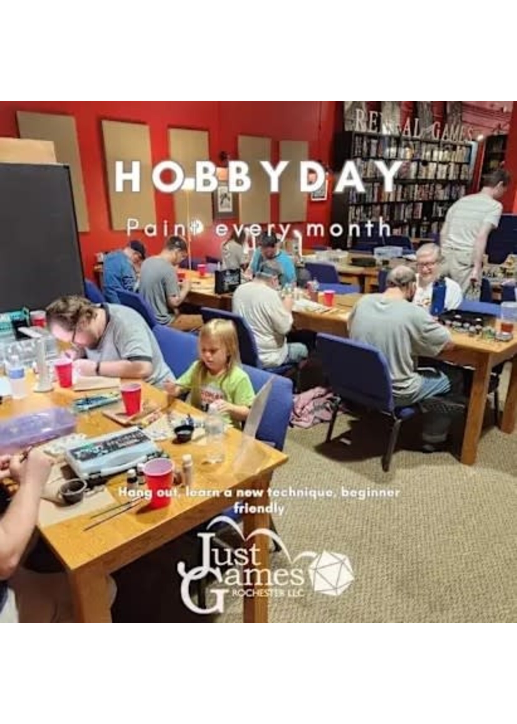 Paint-and-take Hobby Day, May 31