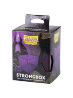 Arcane Tinmen Deck Box: Strongbox: 100+: Clear Purple