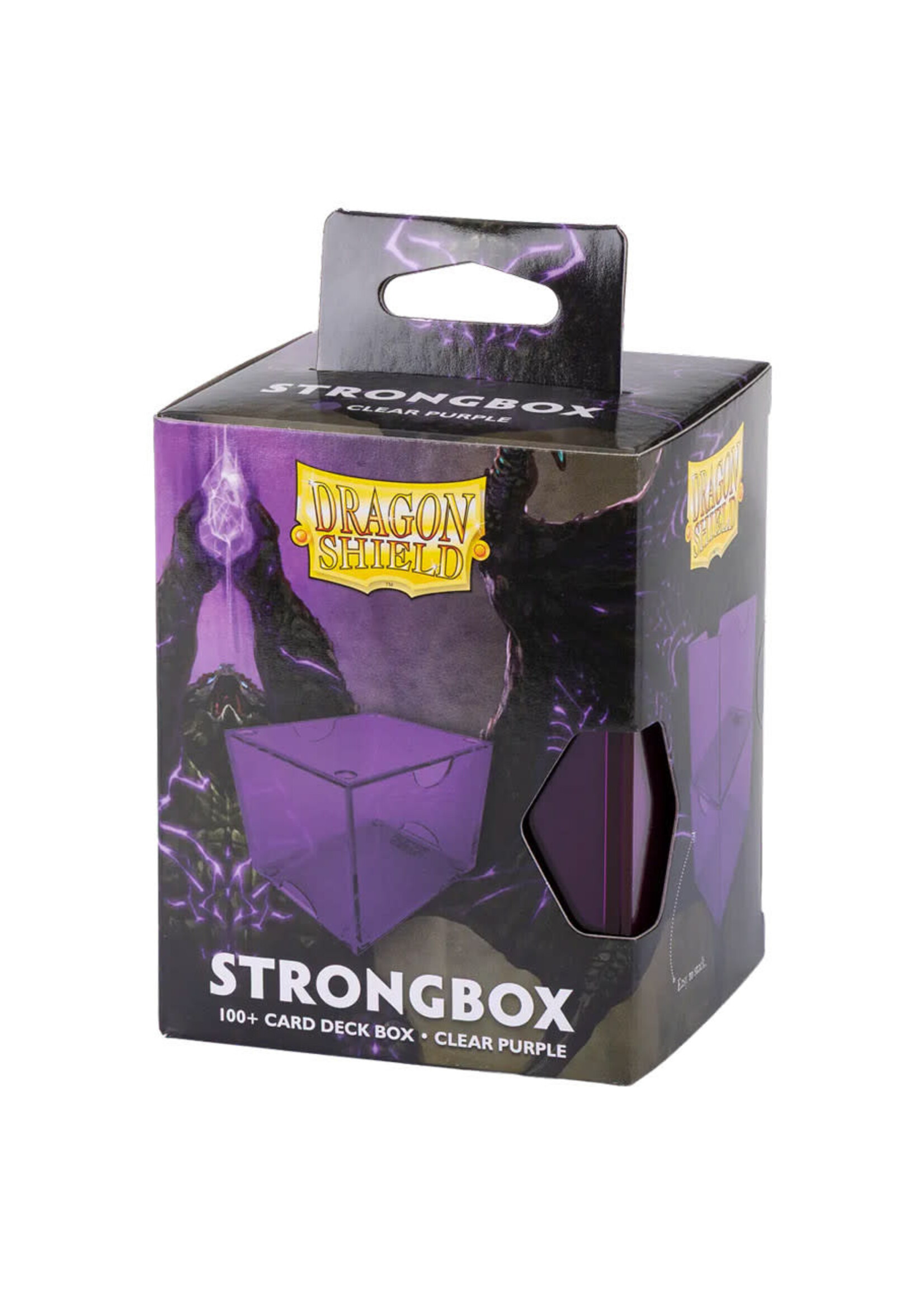 Arcane Tinmen Deck Box: Strongbox: 100+: Clear Purple