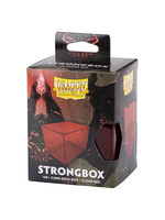 Arcane Tinmen Deck Box: Strongbox: 100+: Clear Red