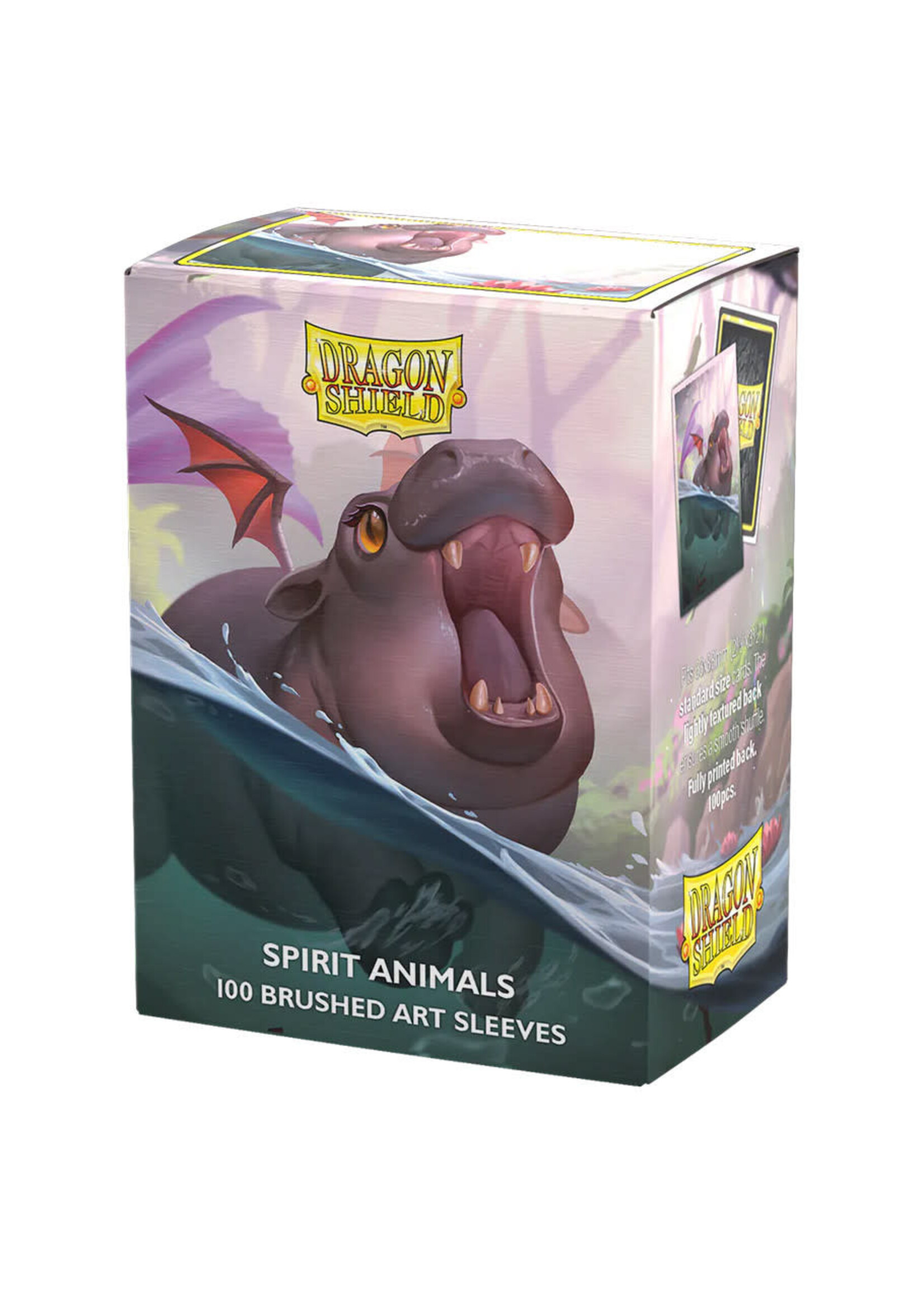 Arcane Tinmen Dragon Shield: Art: Brushed: The Snortle (100)