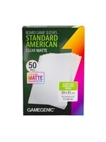 Gamegenic Board Game Sleeves Standard American Clear Matte