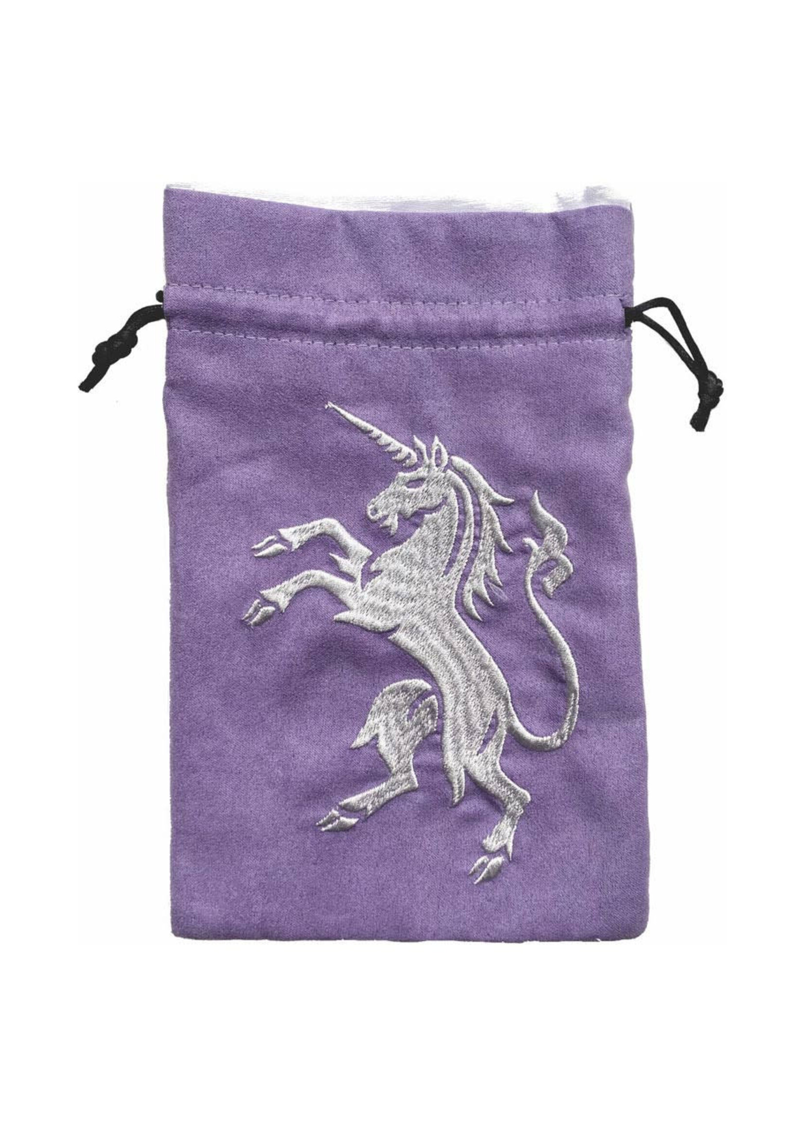 Black Oak Workshop Dice Bag: Heraldry (Unicorn)