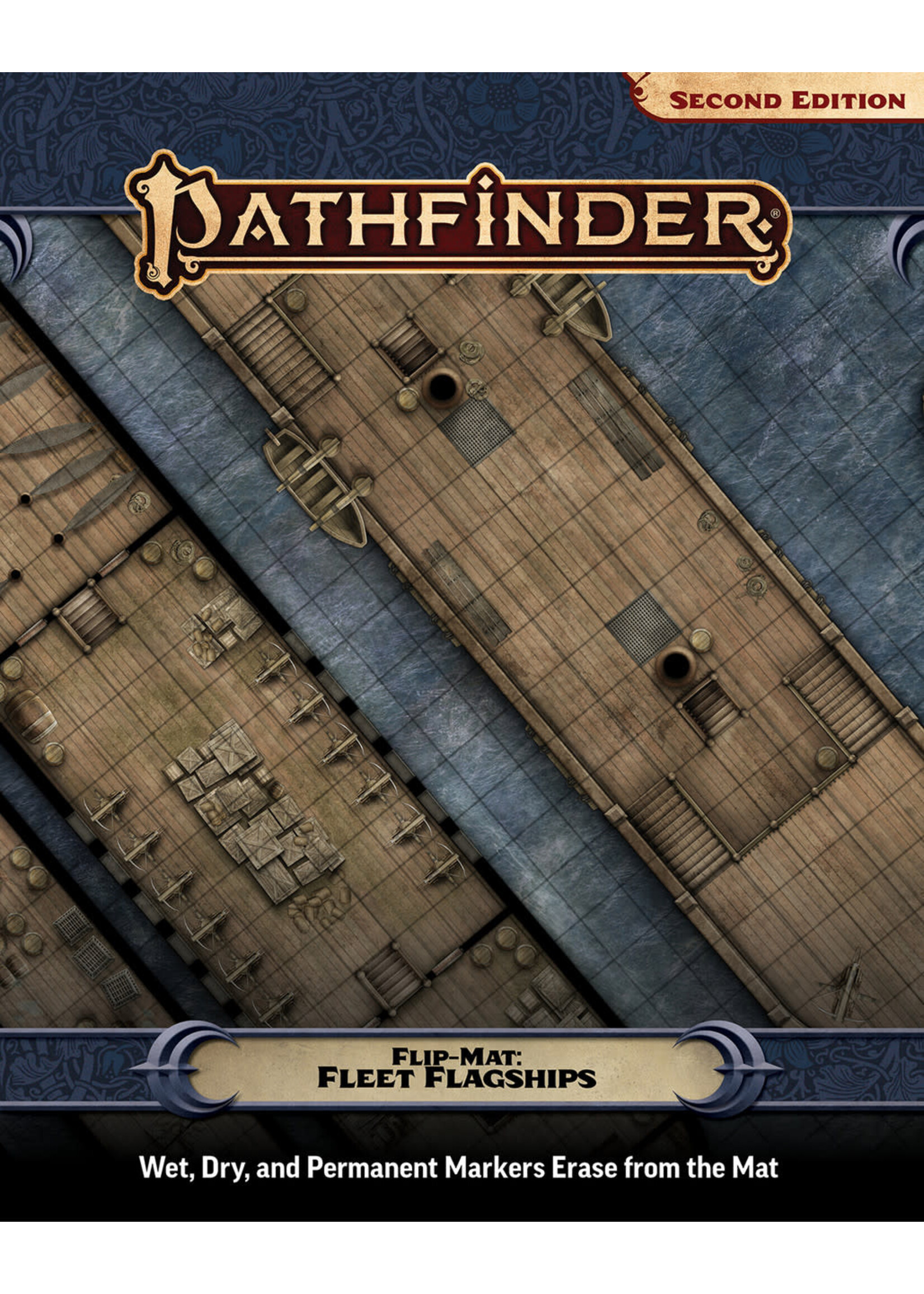 PAIZO Pathfinder Flip-Mat Fleet Flagship