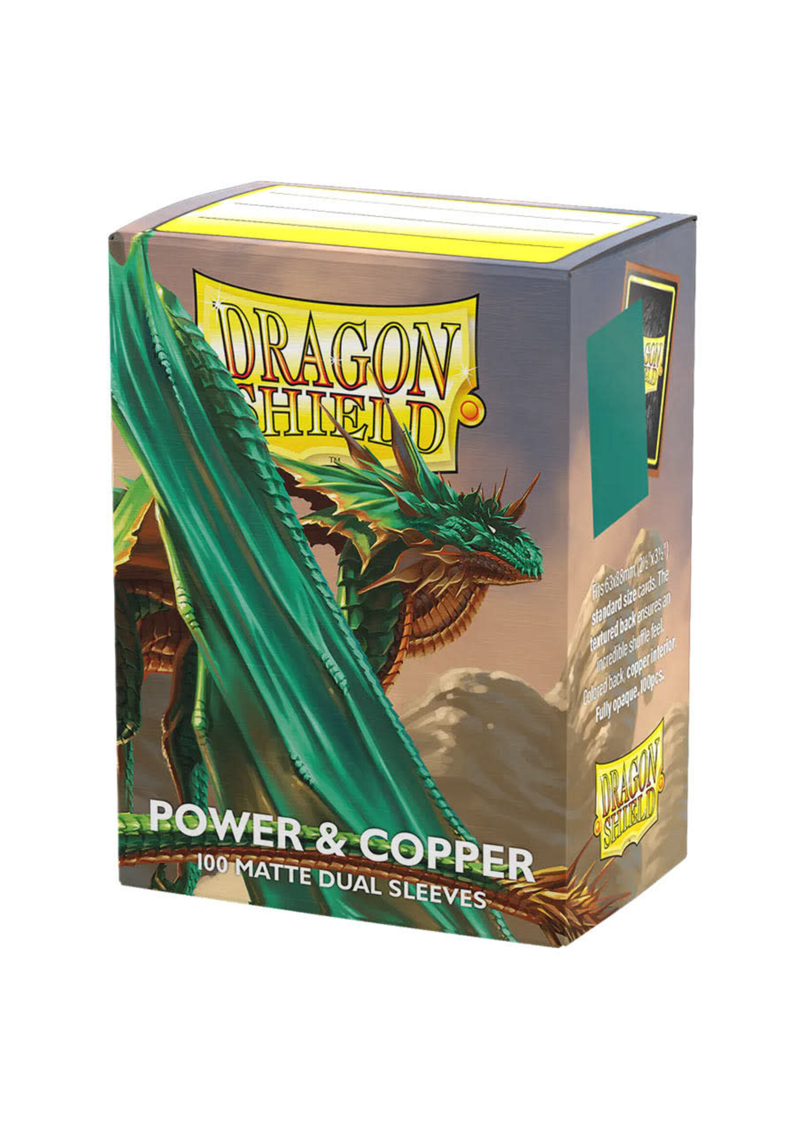 Arcane Tinmen Dragon Shield Dual Matte Power & Copper (100)