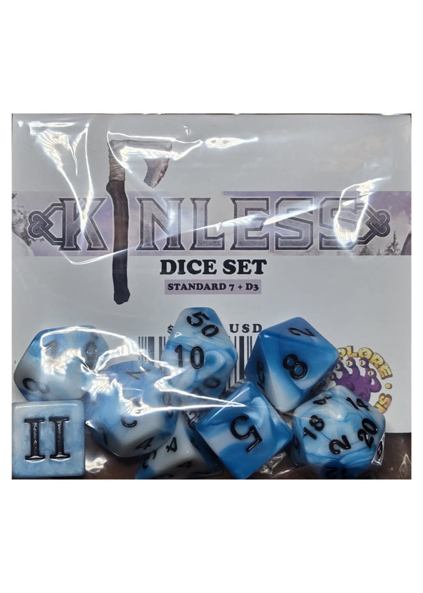 Explore Dungeons 8-Set: Mork Borg: Kinless Dice
