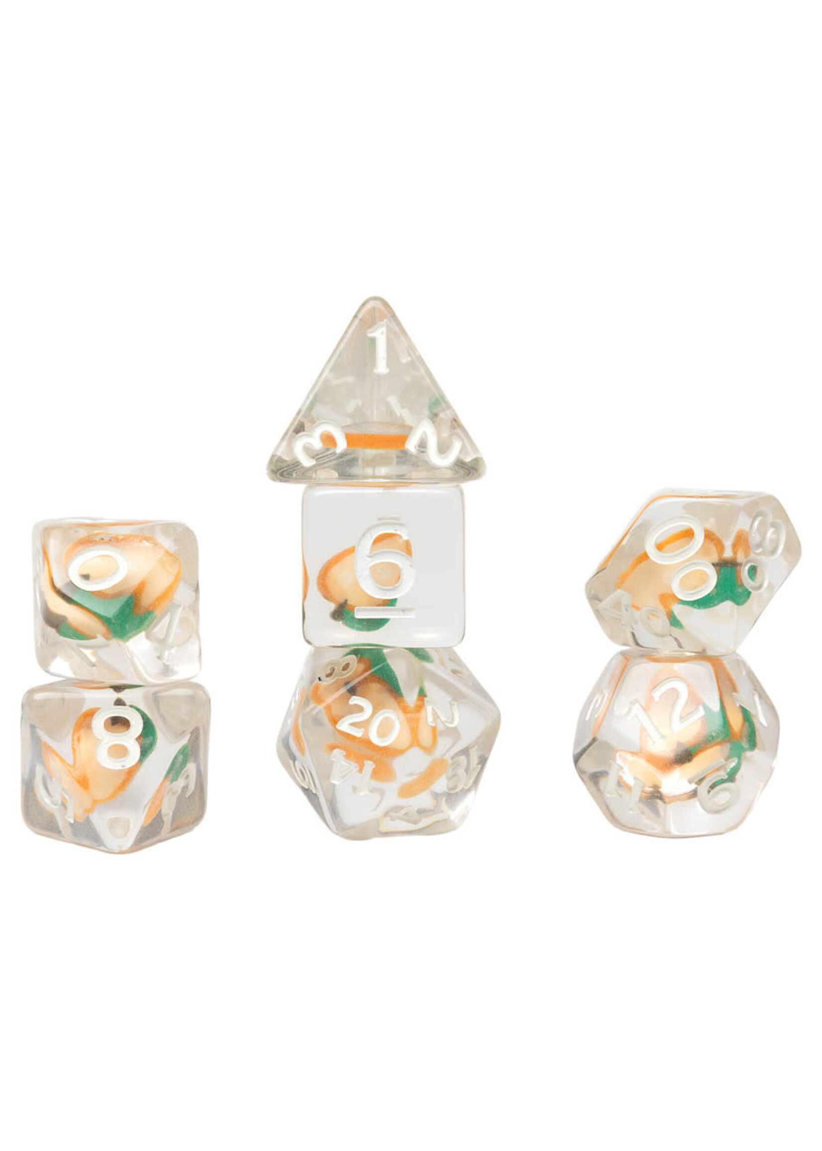 Sirius Dice 7-Set Fruit Slice Dice: Peach