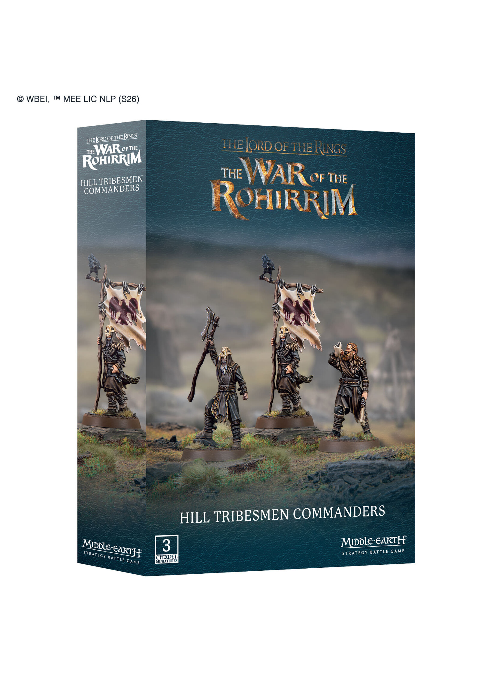 Games Workshop MIDDLE EARTH SBG: HILL TRIBESMEN COMMANDERS