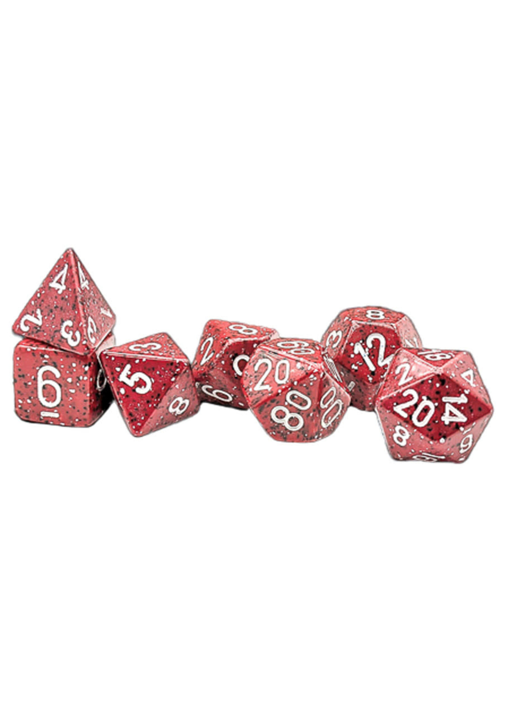 Chessex Speckled Poly 7 set: Lava Stone