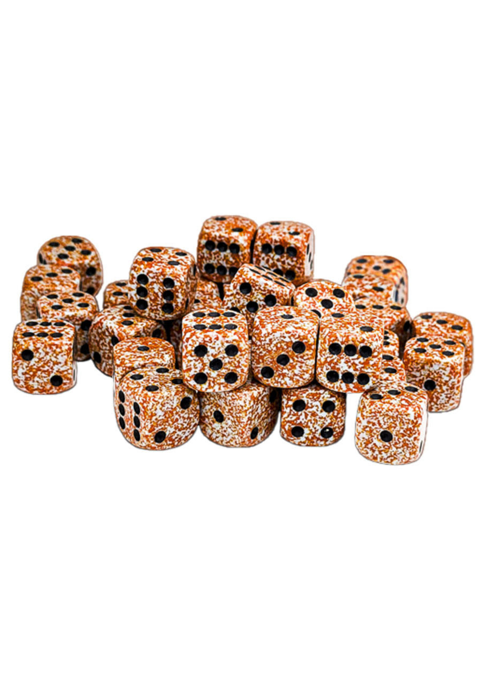 Chessex d6 Cube 12mm Speckled Rust (36)