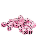 Chessex d6 Cube 12mm Speckled Pink (36)