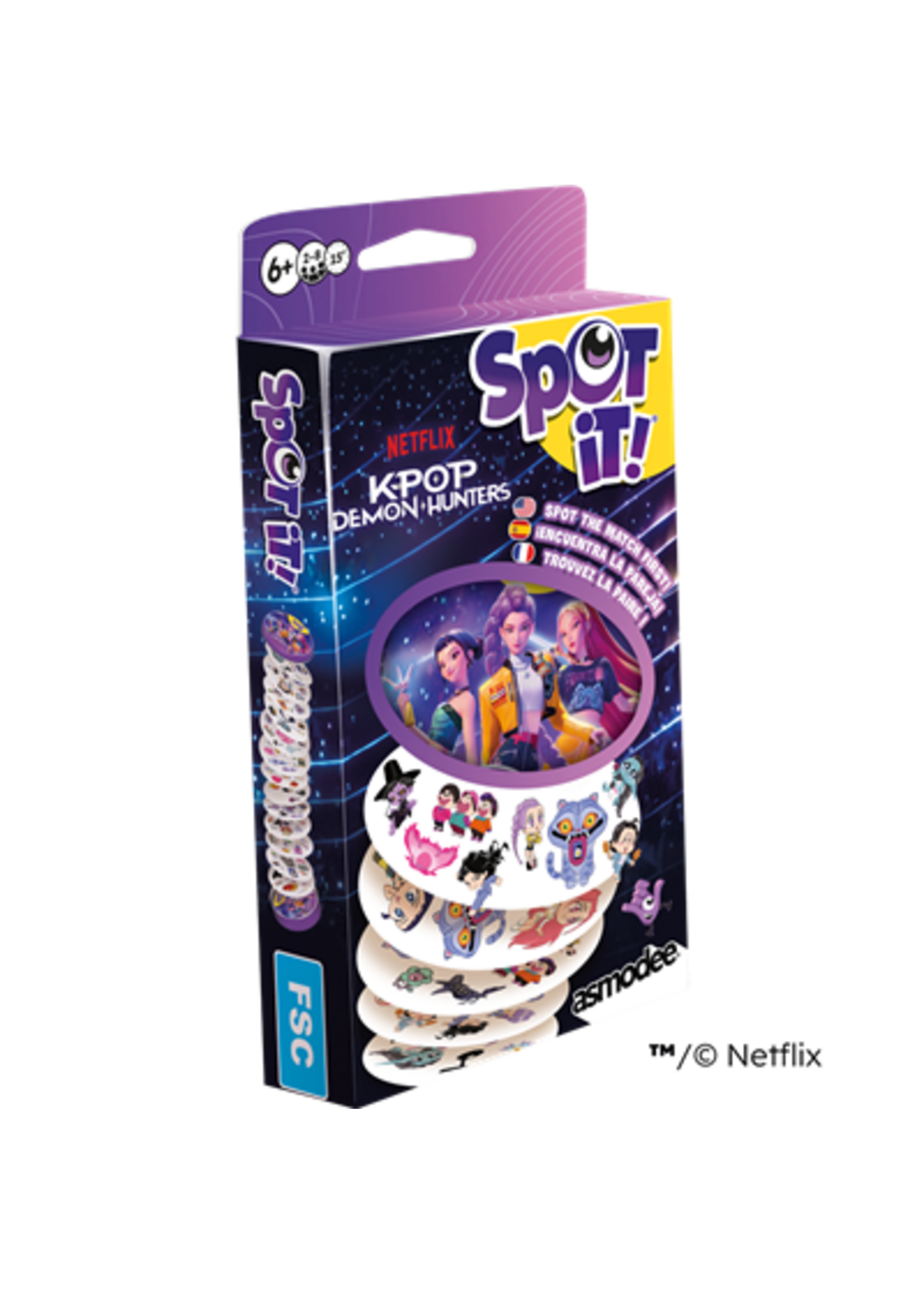 Zygomatic Spot It! K-Pop Demon Hunters (Eco Blister)