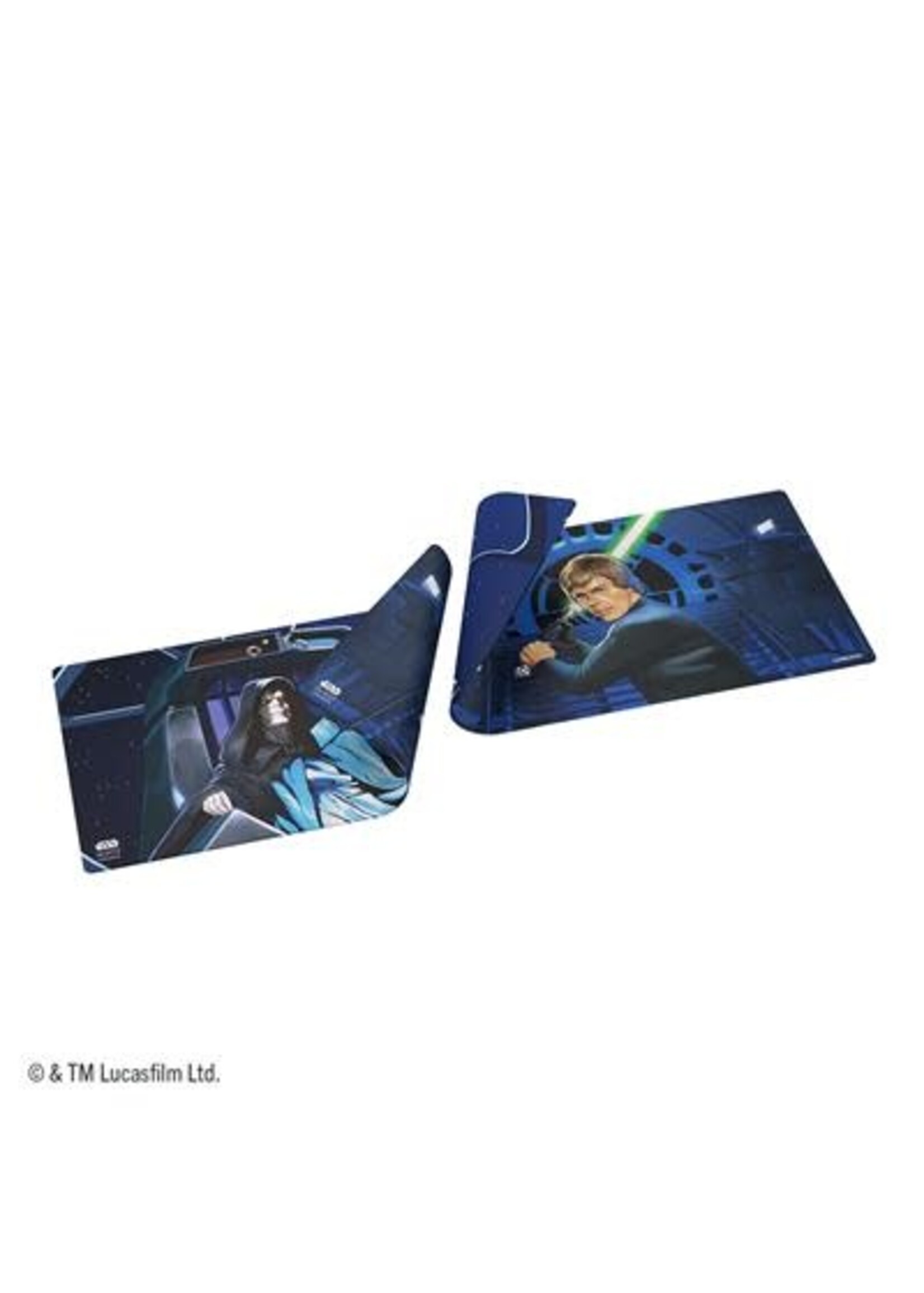Gamegenic Star Wars: Unlimited Double-Sided Game Mat - Jedi Luke Skywalker & Emperor Palpatine