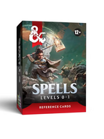 Wizards of the Coast D&D Reference Cards - Spells Level 0-1 [Early In-Store Release]