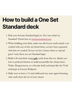 Commander Sealed Side Event - Sunday One Set Standard