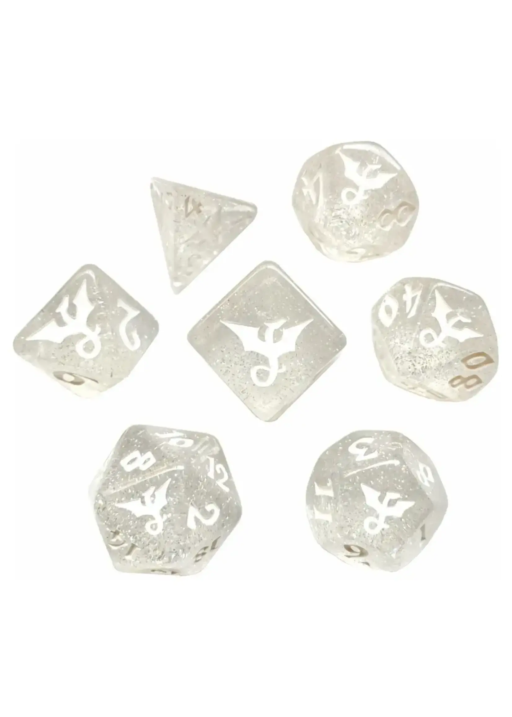 Black Oak Workshop 7-Set Glitter: Dragon: Silverclaw