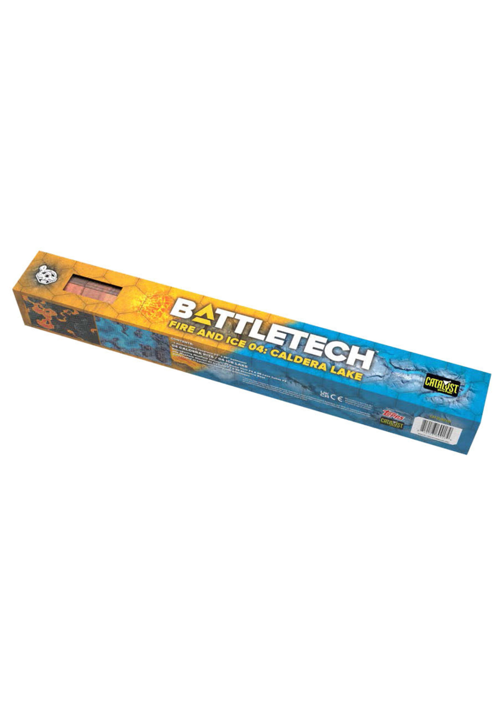 CATALYST GAME LABS BattleTech: BattleMat: Fire & Ice 04: Caldera Lake
