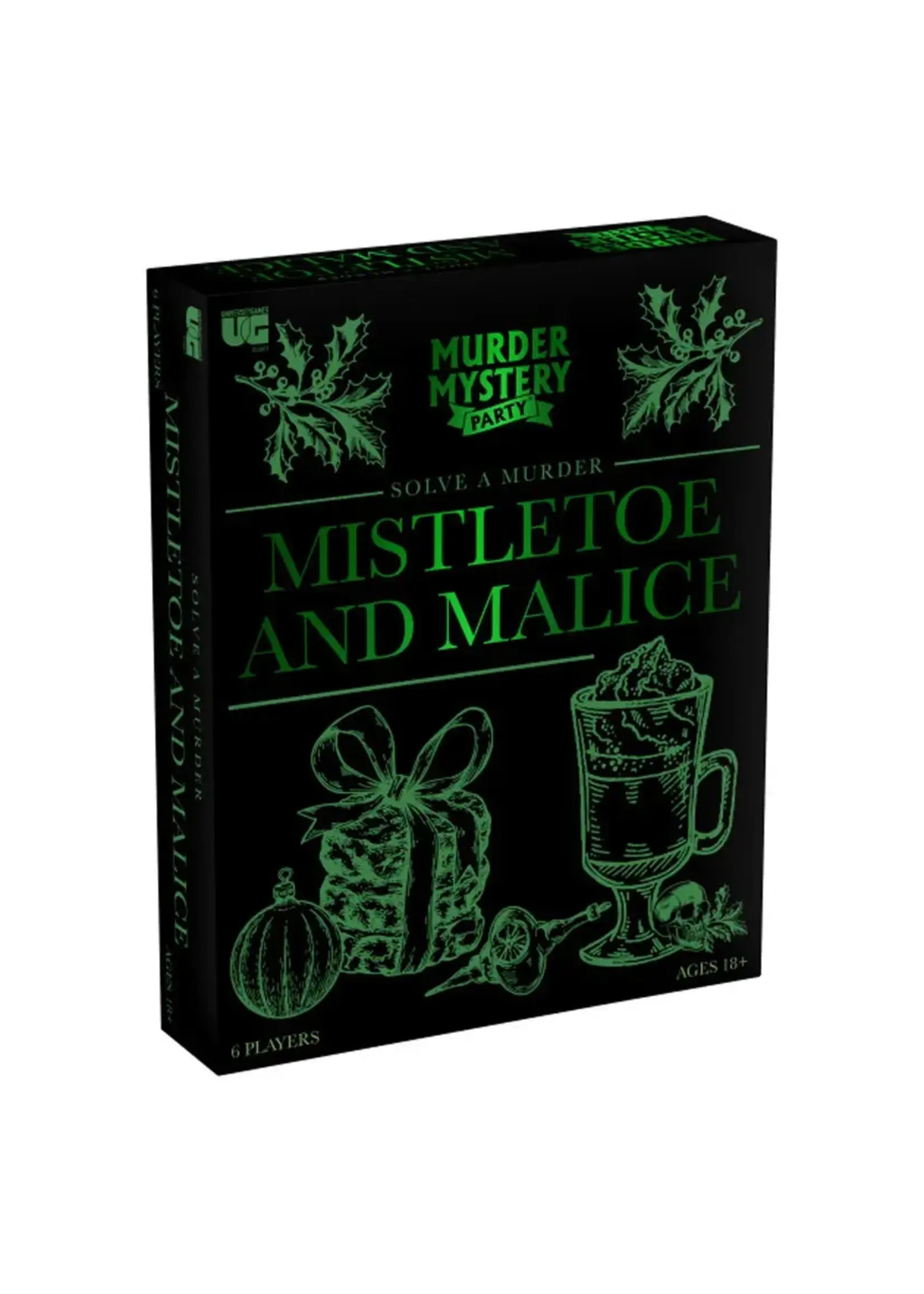 University Games Murder Mystery Party: Mistletoe & Malice