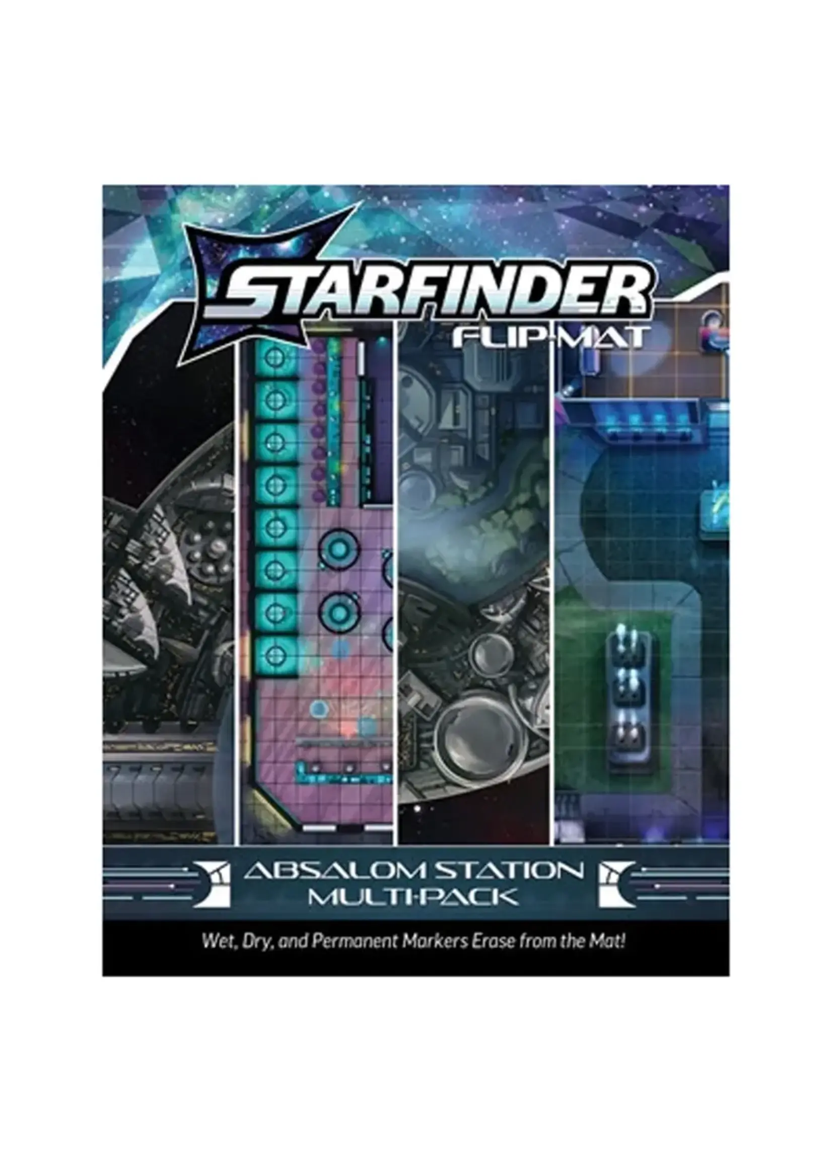 PAIZO Starfinder 2E: Flip-Mat: Absalom Station Multi-Pack