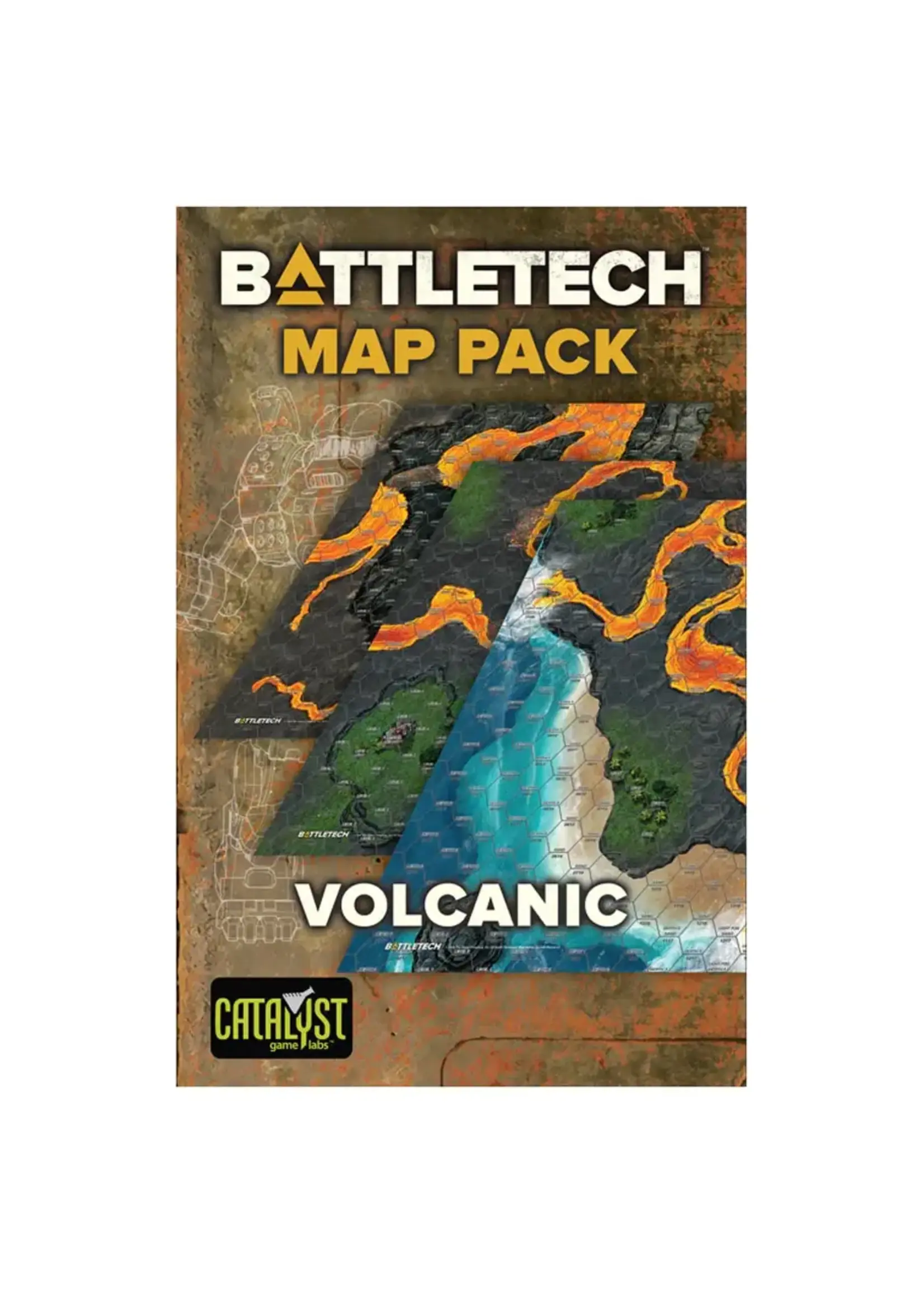 CATALYST GAME LABS BattleTech: Map Pack: Volcanic