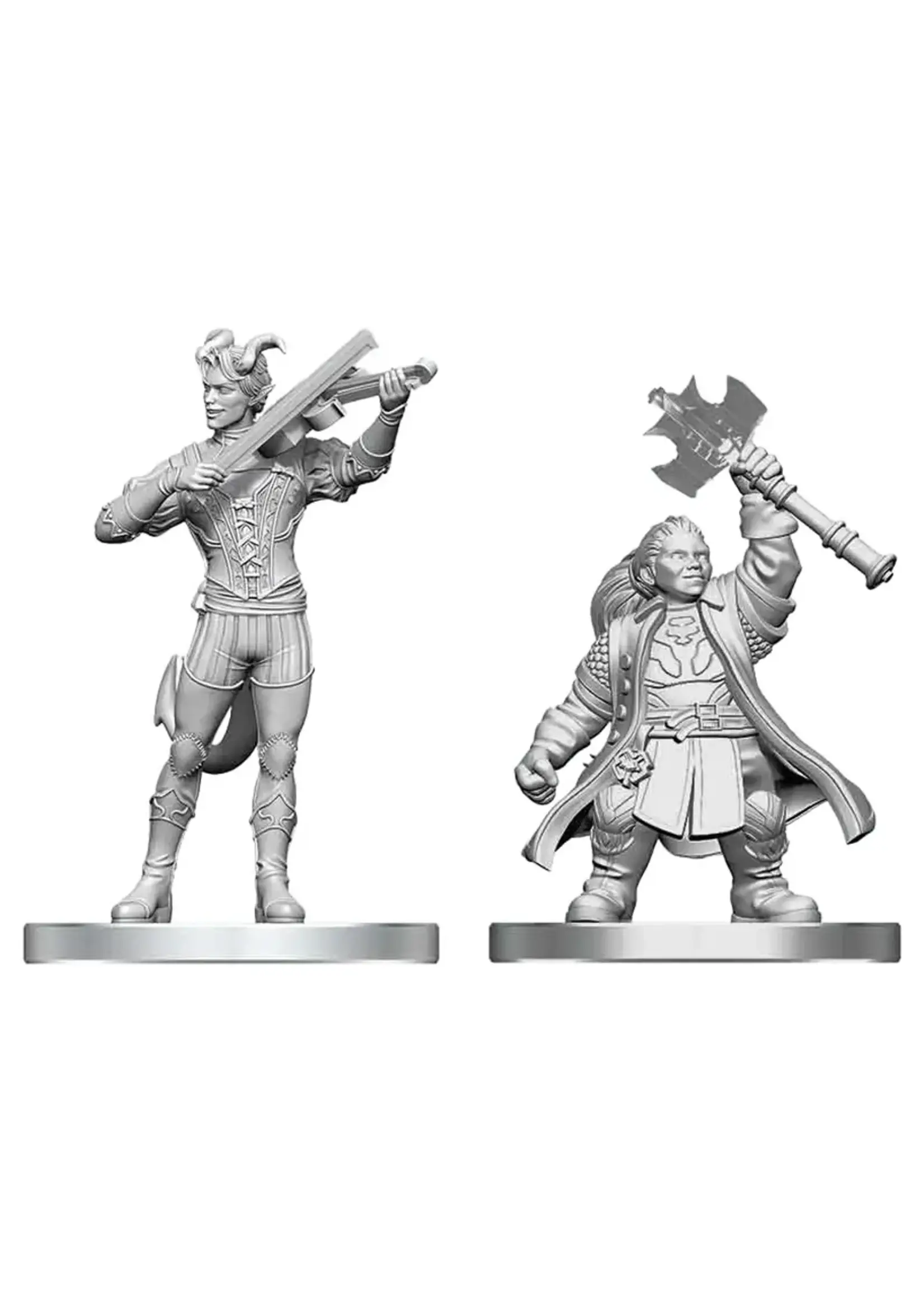 WizKids D&D Nolzur: Tiefling Bard & Dwarf Cleric (W29)
