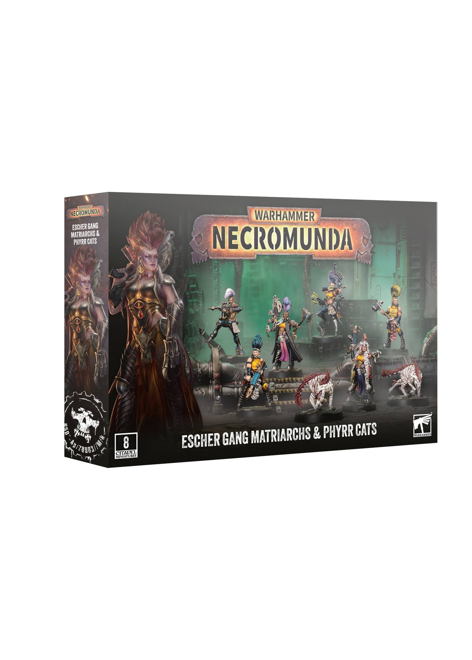 Games Workshop NECROMUNDA: ESCHER GANG MATRIARCHS & PHYRR CATS