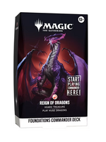 Wizards of the Coast MTG Foundations Commander Deck - Reign of Dragons