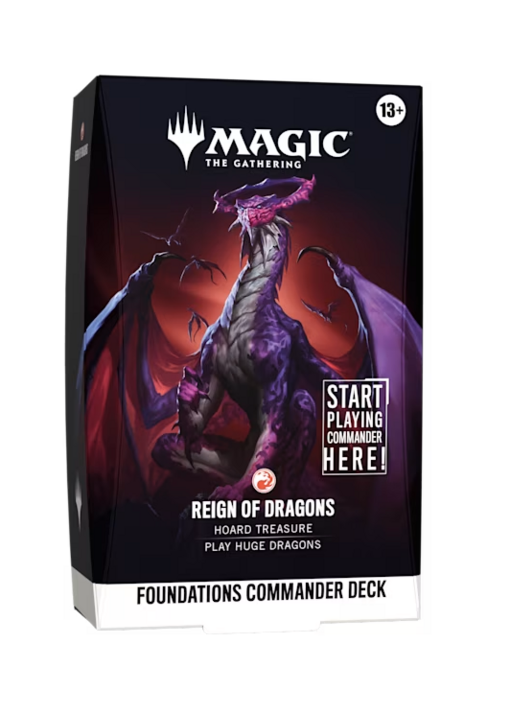 Wizards of the Coast MTG Foundations Commander Deck - Reign of Dragons