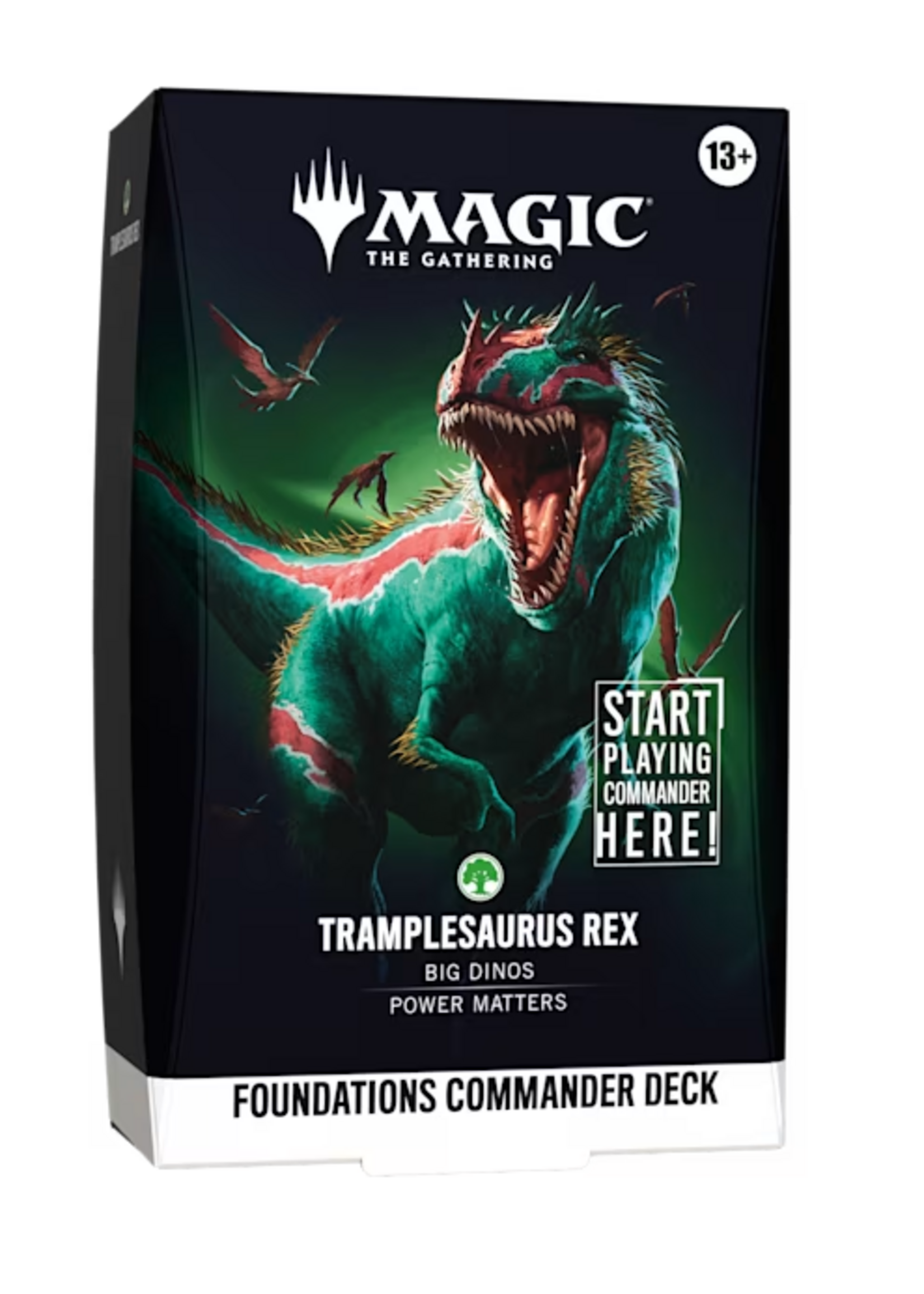 Wizards of the Coast MTG Foundations Commander Deck - Tramplesaurus Rex