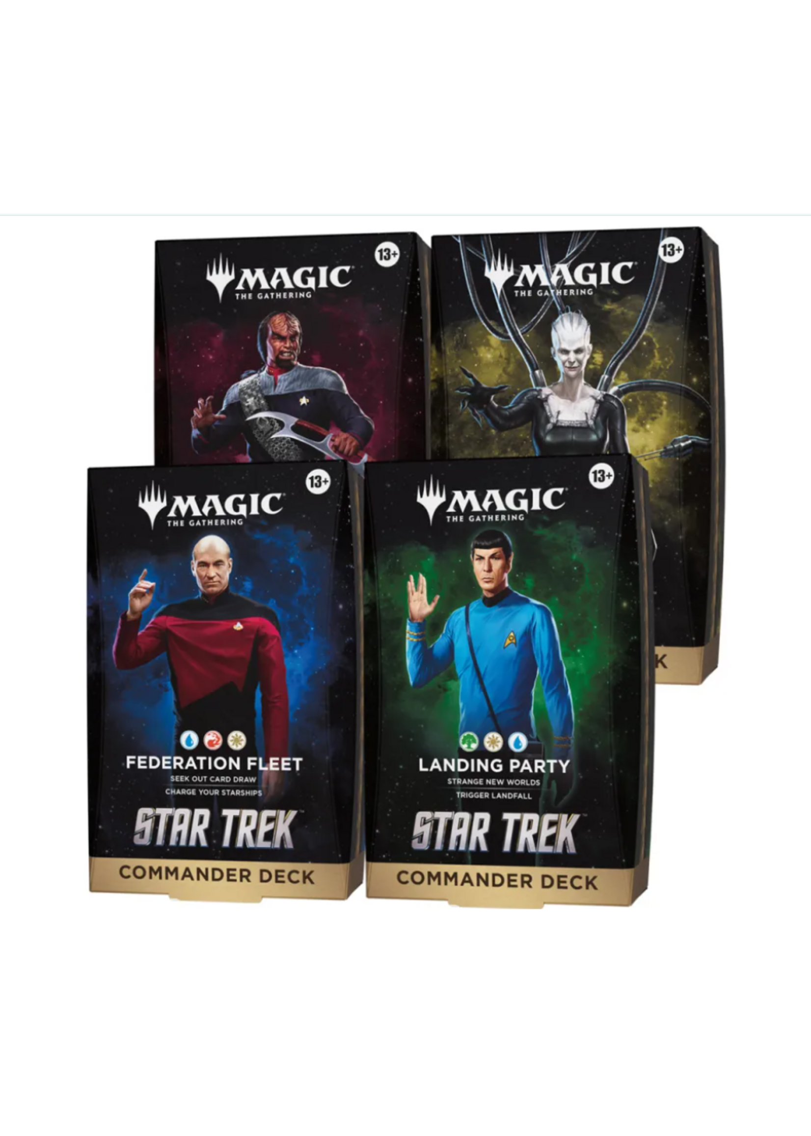 Wizards of the Coast MtG Star Trek Commander Decks - All 4 [preorder]