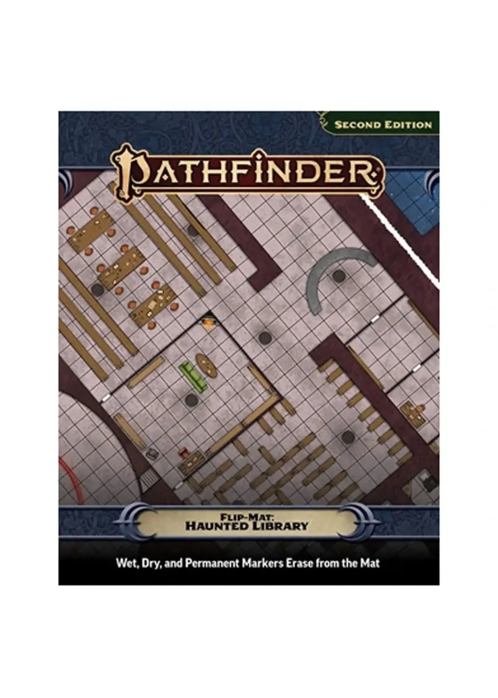 PAIZO Pathfinder 2E: Flip-Mat: Haunted Library