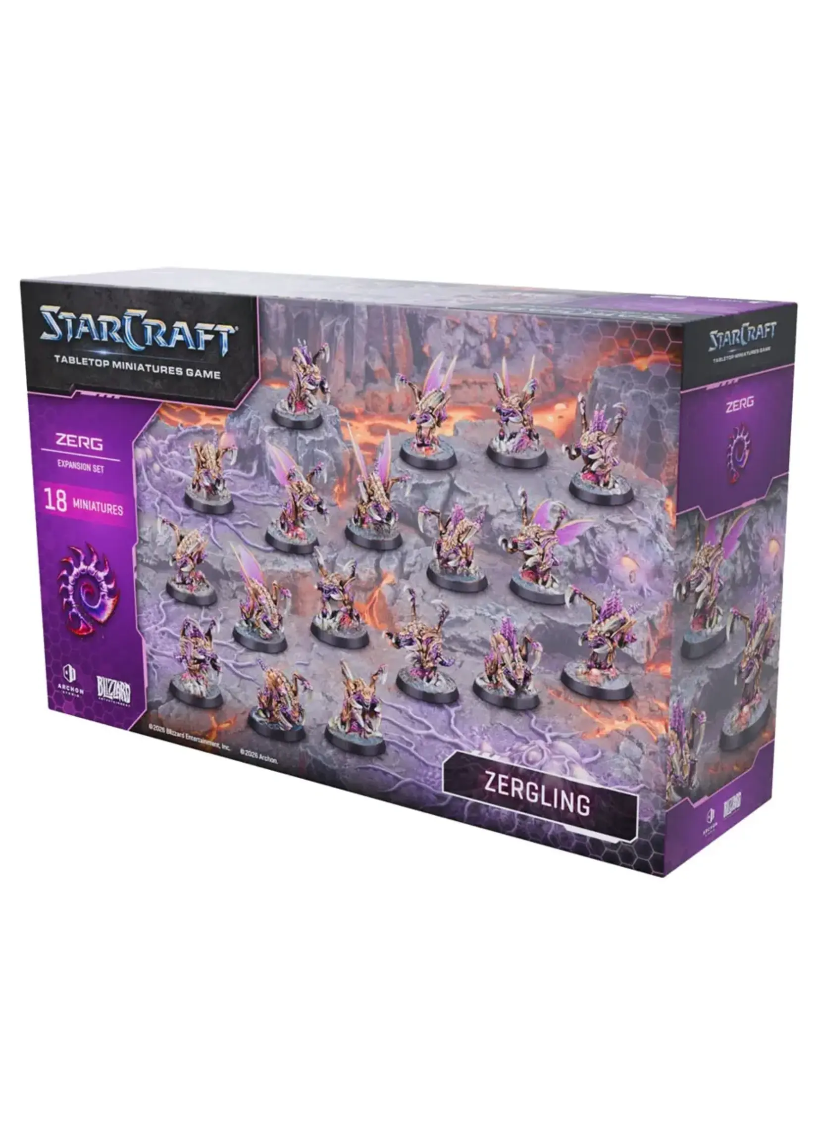Archon Studio StarCraft: Tabletop Miniatures Game: Zerg: Zergling Expansion Set