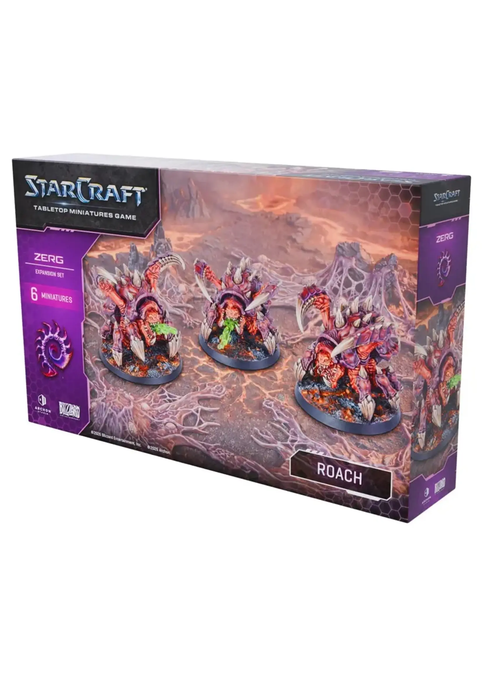 Archon Studio StarCraft: Tabletop Miniatures Game: Zerg: Roach Expansion Set