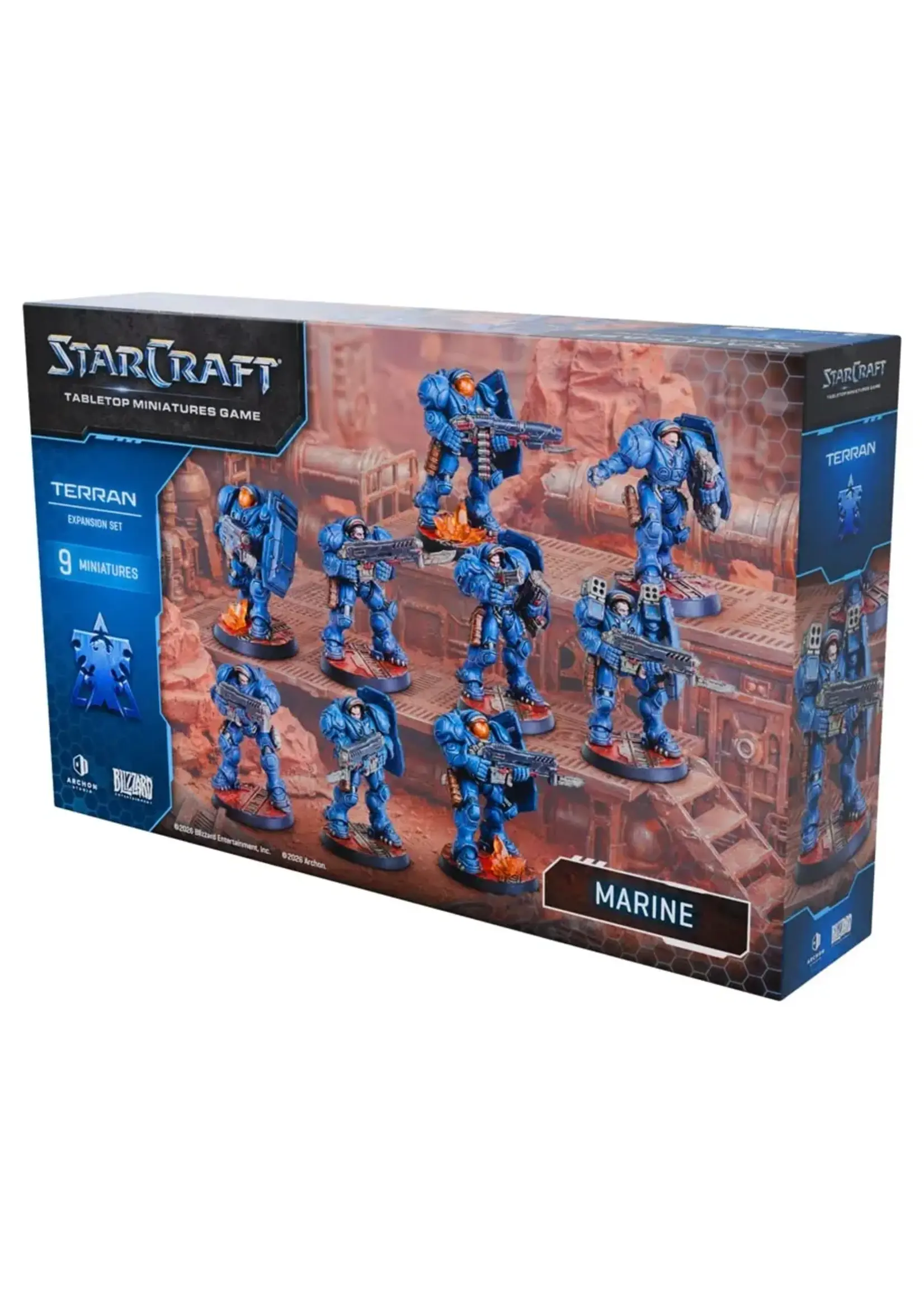 Archon Studio StarCraft: Tabletop Miniatures Game: Terran: Marine Expansion Set