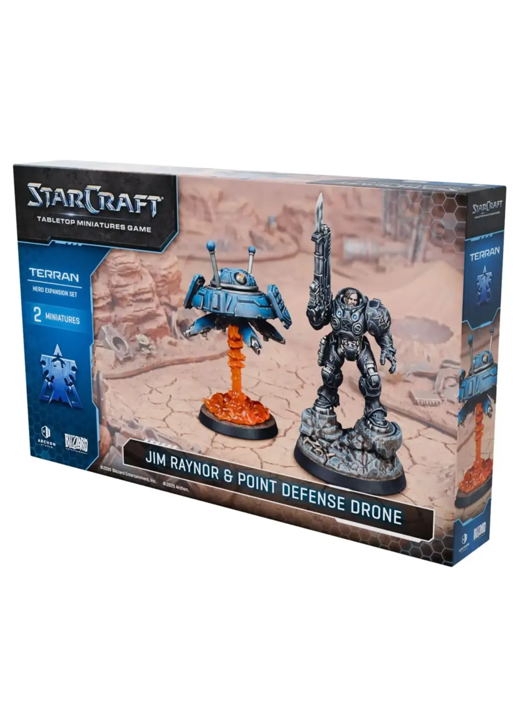 Archon Studio StarCraft: Tabletop Miniatures Game: Terran: Jim Raynor Hero Expansion Set